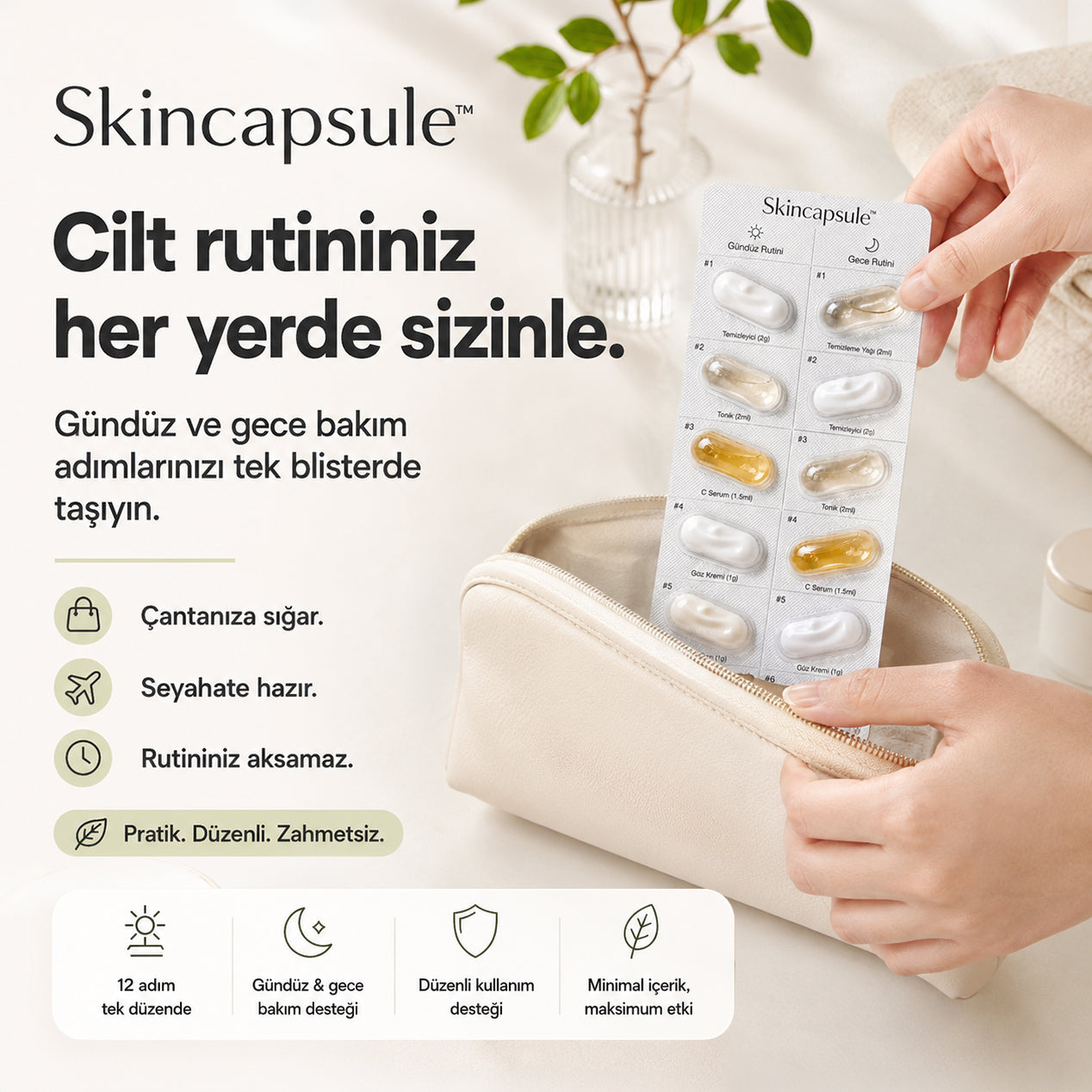 Skincapsule™ Günlük Cilt Bakım Kapsülleri