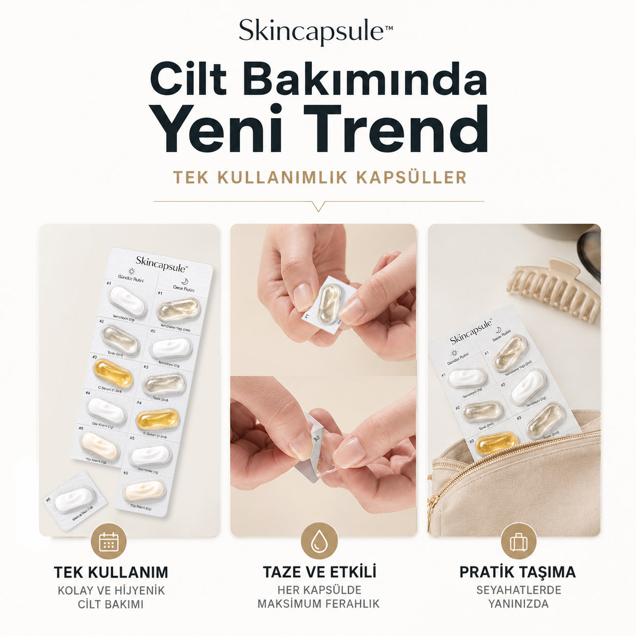 Skincapsule™ Günlük Cilt Bakım Kapsülleri